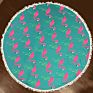Designer Personalised with Logo Print Luxury Large Microfiber Sublimation round Beach Towel