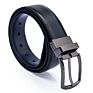 Designer Reversible Belt Rotated Buckle Men Genuine Leather Belt