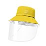 Detachable anti Spitting Saliva Splash Full Face Protective Bucket Hat with Face Shield