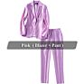 Direct Sell Simple Pant Suit 2 Piece Suit Set for Women Blazer and Trouser Office Lady Style