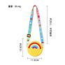 Doughnut Single Shoulder Bag Rainbow Silicone Single Shoulder Messenger Bag Children's round Wallet