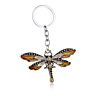Dragonfly Charms Keychains Dragonfly Key Chains Rings Crystal Insects Pendants Keyrings Women Girls Accessories Presents Jewelry
