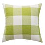 Drop Shipping Nordic Sofa Art Linen Yarn-Dyed Large Lattice Cushion Cover Pillowcase