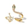 Earrings Jewelry 18K Gold Plated Snake Earring Set Ear Cuff Halloween Anime Stud Earring for Women Girl