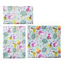 Eco Friendly Reusable Snack Bag Pack of 3 Leakproof Fabric Sandwich Bag Pul Zipper Pouch for Food