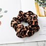 Elastic Satin Animal Printing Women Hair Band Ropes Chic Leopard Pattern Hair Scrunchies Accessories