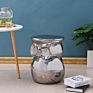 Elephant or Owl Animal Shaped Ceramic Flower Stand/Shoe Changing/Dressing Drum Stool Living Room/Bedroom/Entrance Modern Stooln