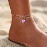 European Simple All-Match Alloy Pendant Anklet Jewelry