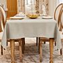 Exquisite Structure Manufacturing Stain Resistant Wedding Luxury Kitchen Table Cloth
