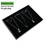 Fashionable Black Pu Frame Jewellery Tray Display for Jewelry Shop Home Use Accessories Storage like Earrings Rings Watches Etc.