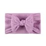 Fit All Baby Hair Accessories Large Bow Soft Elastic Various Color Baby Headbands Nylon Headband Baby Hairbands for Girls