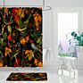 Flowers Printed Shower Curtains Bathroom Shower Curtain Waterproof Bath Screens Home Decorations Multi-Size Shower Curtains