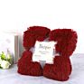 Fluffy Candy Color Flannel Cozy Soft Photo Posing Baby Blanket Kids Bedding Quilt Sofa Backseat Cover Pet Blanket