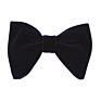 Formal Mens Solid Color 100% Velvet Oversize Bow Tie for Business Party