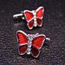 French Men's Shirt Metal Brass Enamel Cufflinks Animal Butterflies Turtle Fish Dog Penguin Lobster Cuff Links