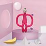 Funny Matchsticker Monkey Baby Silicone Teether Teething Toy Fruit Food Grade Baby Silicone Teether