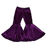 Girls Leggings Velvet Bell Bottoms Big Bell Velvet Comfortable and Soft Flare Pants