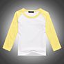 Girls Raglan Long Sleeve Baseball Tee Shirts Kids Blank Raglan Cotton Tees