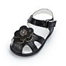 Girl's White Closed-Toe Princess Dress Shoes Infant Gigi Fisherman Baby Sandal Infant Size