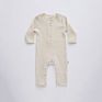 Good Cotton Infants Solid Color and Striped Jumpsuits Toddlers Buttons Bodysuits Baby Boy's and Girls' Long Sleeve Rompers