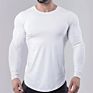 Gym Fitness Tight Fitting Quick Drying Long Sleeves Men Running Shirts Long Sleeve Solid Shirt Men Sport Tshirt