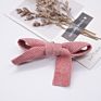 Hair Accessories for Kids Bow Corduroy Fabric Knot Bows Hair Clips for Girls