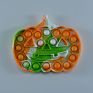 Halloween Pumpkin Fidget Sensory Mini Pop Fidget Toy, Kids Alphabet Food Level Silicone Push It Bubble Fidget Toy