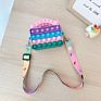 Handbags for Women Pop Bubble Handbag Silicone Bubble Toy Push Pop Its Fidget Bag for Girls