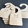 Handcraft Nursery Decor Wooden Baby Closet Dividers for Baby Claoset Organizers Hanging
