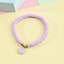 Handmade Colourful Smile Face Bracelets Polymer Clay Beads for Bracelet for Girls