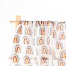 Happyflute Popular Rainbow Print 100% Cotton Muslin Swaddle 2 Layers Soft Feeling Swaddle Blankets Baby Wrap