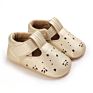 Hardsoled Baby Toddler Shoes 0-1 Year Boys and Girls Pu Leather Casual Toddler Shoes with Soft Soled Non-Slip