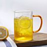 Heat-Resistant Tea Set Glass Breakfast Cup 300Ml 500Ml 16Oz 450Ml Milk Single-Wall Straight Glass Mug