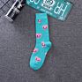 Hf Sales Smiling Face and Heart Pattern Stocking Long Socks