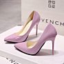 High Shoes Lady Pointed Toe Thin High Heel Shoes Sandal Slip on Women Heel Shoes