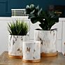 Home Colorful Nordic Decor Glazed Succulent Plant Pot Terracotta Cement Planter Ceramic Flower Pots