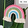 Home Decor Nordic Style Boho Cotton Rainbow Macrame Wall Hanging