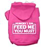 Hungry I Am Screen Print Pet Hoodies
