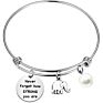 Imitation Pearl Coin Disc Toppik Accessories Christmas Halloween Gifts Adjustable Love Heart Pop It Bracelets & Bangles
