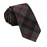 Imitation Wool Skinny Necktie Ties for Hand Made Plaid Necktie 6Cm