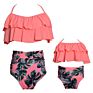 In Stock Baby Girls Bikini Toddler Children Designers Kids Swimsuit Mother and Daughter Family Matching Swimwear