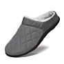 Indoor Outdoor Fluffy Slip-On Slippers for Men Anti-Skid Men House Slippers Faux Fur Collar Waterproof