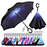 Innovated C Handle Reserve Double Layer Umbrella Double Ribs Umbrella