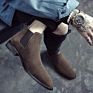 Leather men chelsea  boots