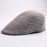 Ivy Hat for Men Houndstooth Style Women Newsboy Cap