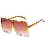 Jheyewear Plastic Big Square Oversized Colorful Women Men Sun Glasses Shades Sunglasses