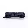 Jordan 1 Thin Flat Wax Shoelaces Waxed Cotton Shoe Laces Thread Solid Color Dress Boots Shoelace