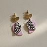 Juhu Indian Earrings Bohemian Jewelry Acrylic Cow Colorful Clay Cute Resin Earings for Women Earring