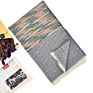 Kenshelley Retro Jacquard Knitted Scarf Super Soft Scarves Gift Warm 100% Cashmere Scarf for Women