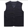 Khaki Dark Green Navy Blue Men Casual Sleeveless Vest Breathable Windproof Vest